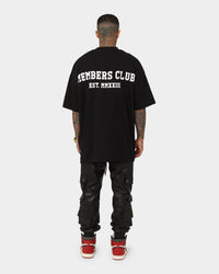 Saint Morta Members Club Boxy T-Shirt Black/Red