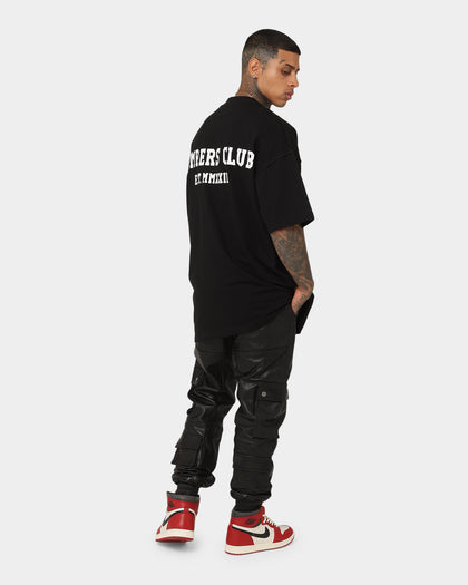 Saint Morta Members Club Boxy T-Shirt Black/Red