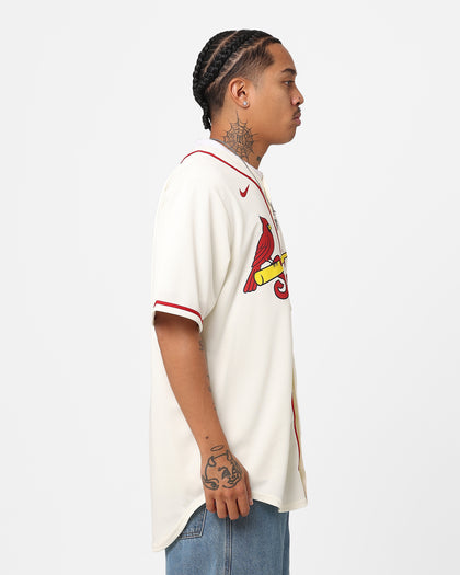 Nike St. Louis Cardinals Official Replica Alternative Jersey Pro Cream