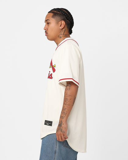 Nike St. Louis Cardinals Official Replica Alternative Jersey Pro Cream