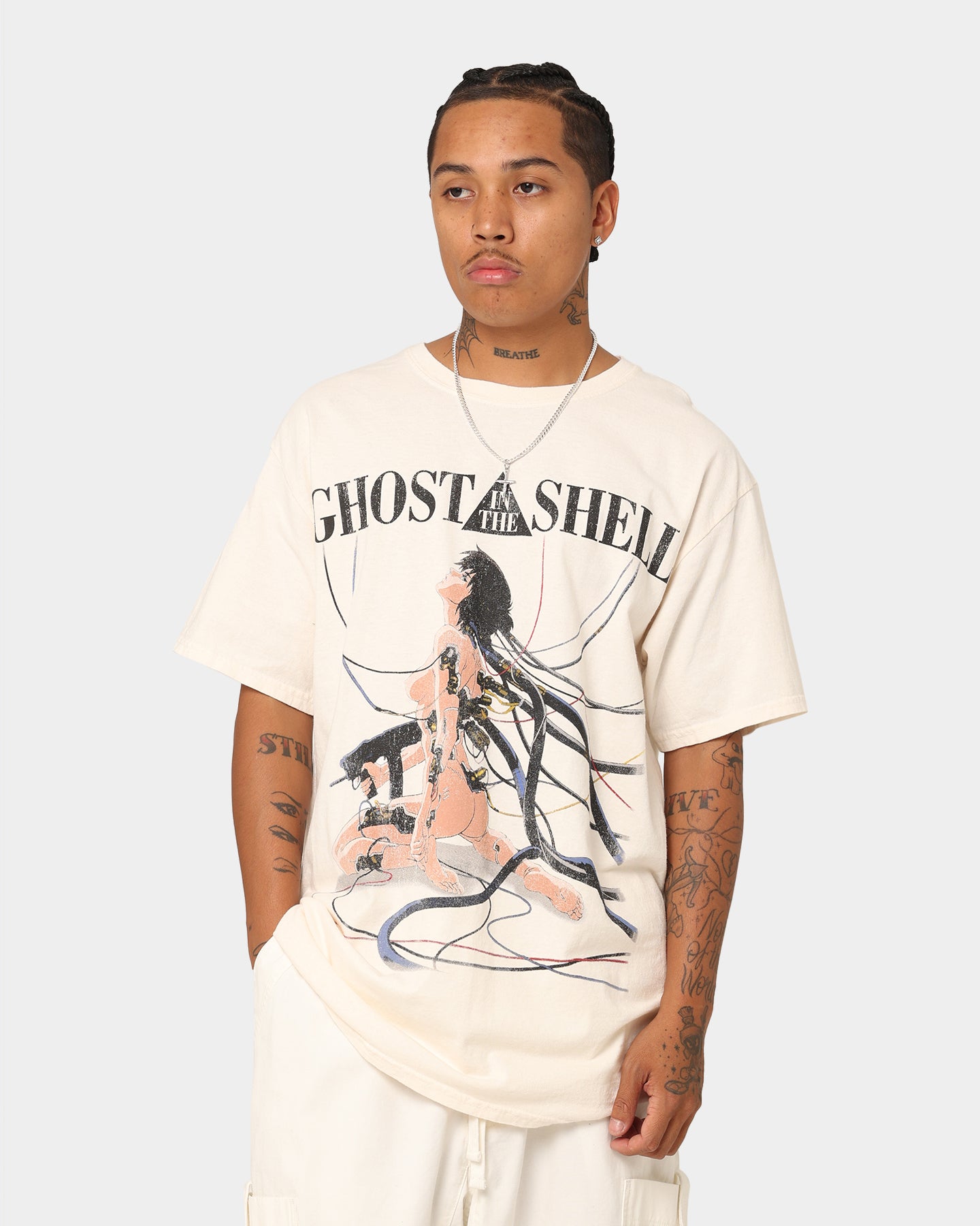 Goat Crew X Ghost In The Shell Major T-Shirt White | Culture Kings