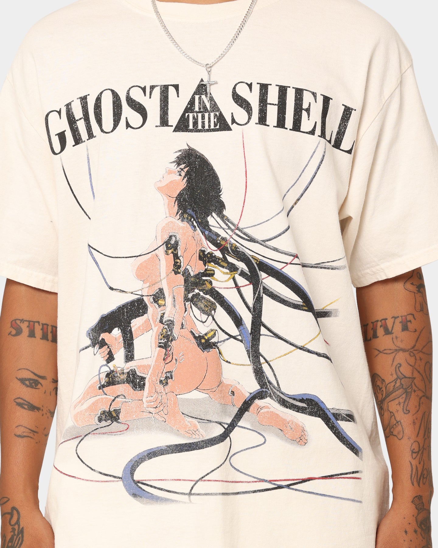 Goat Crew X Ghost In The Shell Major T-Shirt White | Culture Kings