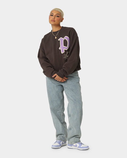 Loiter Paradise Crewneck Off Black