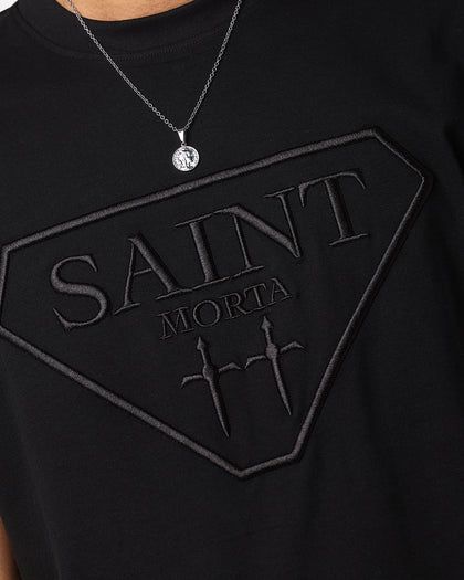 Saint Morta Liberty Lafayette T-Shirt Black/Black