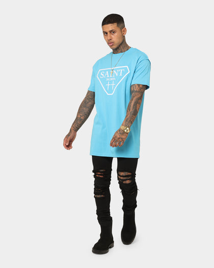 Saint Morta Liberty Lafayette T-Shirt Cyan