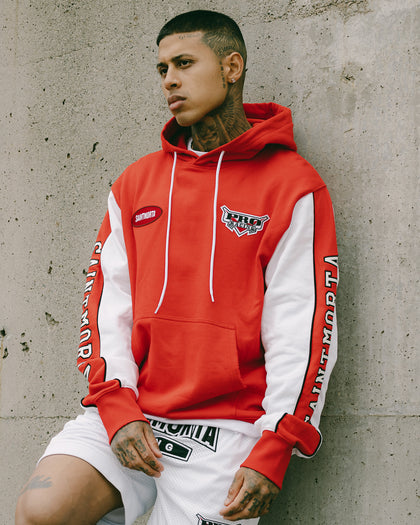 Saint Morta Pro Racing Hoodie Red