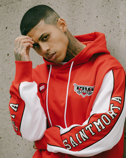 Saint Morta Pro Racing Hoodie Red