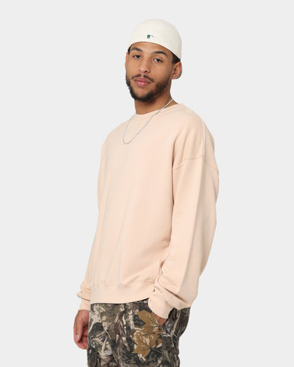 MNML Vintage Wash Crewneck Cream
