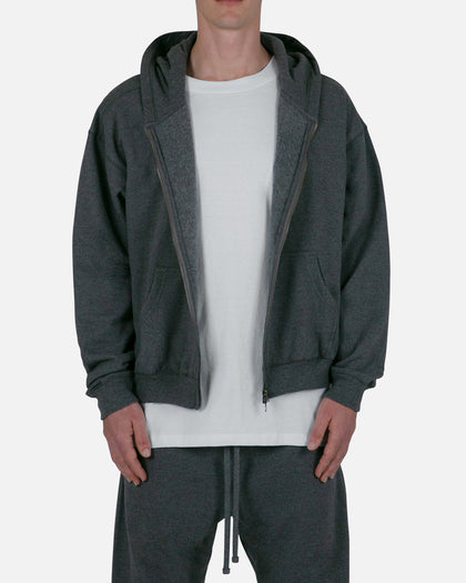 MNML Basic Zip Up Hoodie Dark Heather