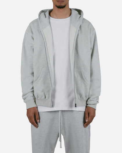 MNML Basic Zip Up Hoodie Grey
