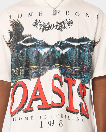 404 Oasis Vintage T-Shirt Off White