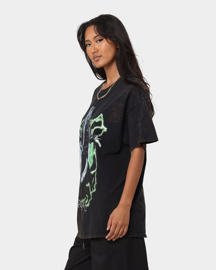 American Thrift X The Lord Of The Rings Witch Kings Of Angmar Vintage T-Shirt Washed Black