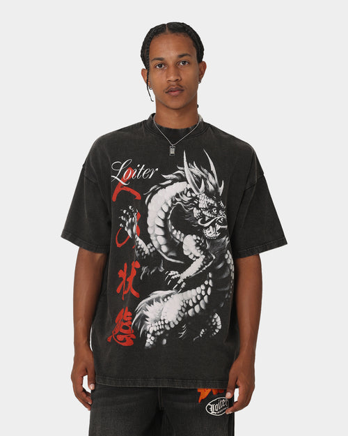 Loiter Dynasty T-Shirt Vintage Black