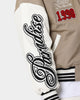 Loiter Paradise Varsity Jacket Tan