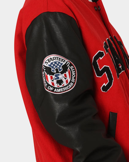 Starter Champs Arch Varsity Jacket Red/Black