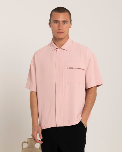 Carré Exceptional Pocket Oversized Shirt Pink