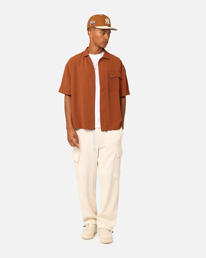 Carre Exceptional Pocket Shirt Brown