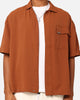 Carre Exceptional Pocket Shirt Brown