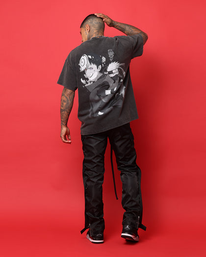 Goat Crew X Naruto Obito Heavyweight Vintage T-Shirt Vintage Black