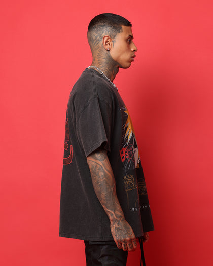 Goat Crew X Naruto Pain Heavyweight Vintage T-Shirt Vintage Black