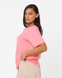 Nike Women's Sportswear Essentials T-Shirt Coral Chalk/White