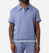 XXIII Danny Knit Polo Shirt Floral Blue
