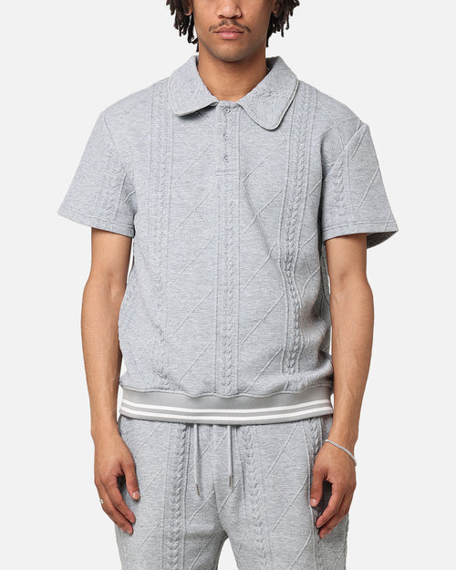 XXIII Danny Knit Polo Shirt Grey