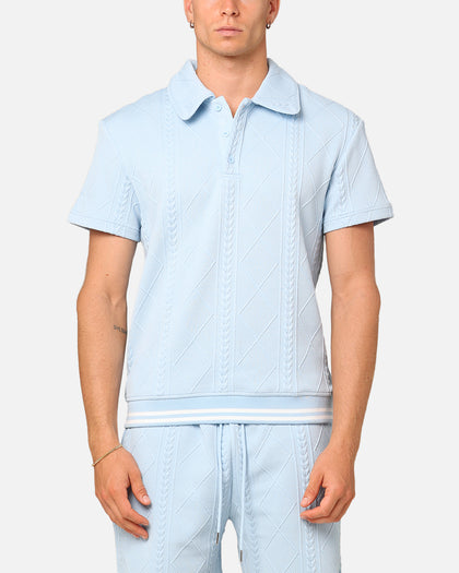 XXIII Danny Knit Polo Shirt Sky Blue