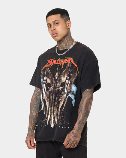 73Studio X The Lord Of The Rings Sauron Vintage T-Shirt Black Wash