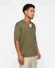 XXIII Terry Knit Button Up Shirt Khaki