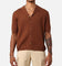 XXIII Terry Knit Button Up Shirt Brown