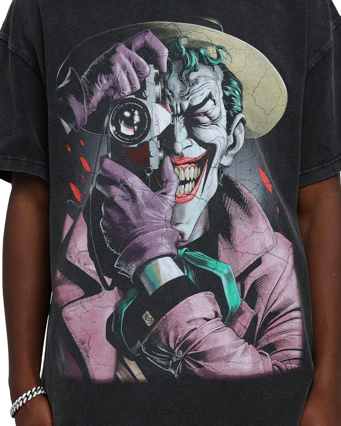 Goat Crew X DC Batman The Killing Joke Vintage T-Shirt Black Wash