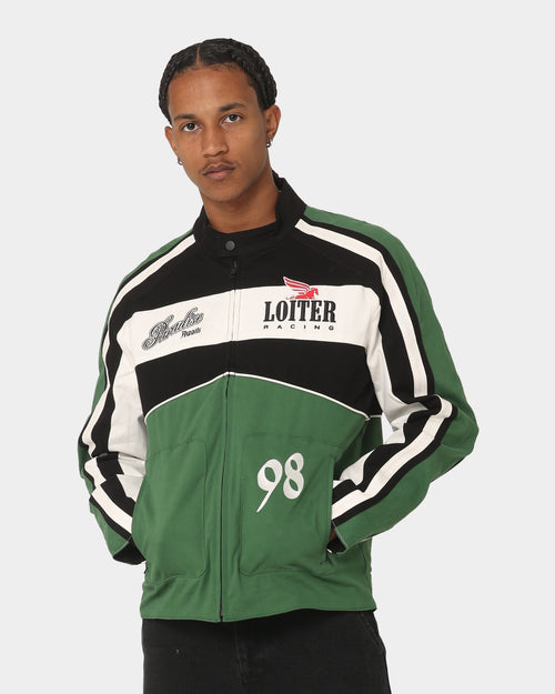 Loiter Motor Jacket Green
