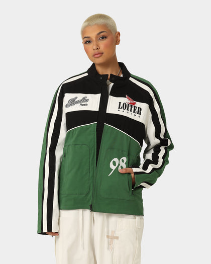 Loiter Motor Jacket Green
