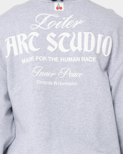 Loiter Art Studio Crewneck Grey