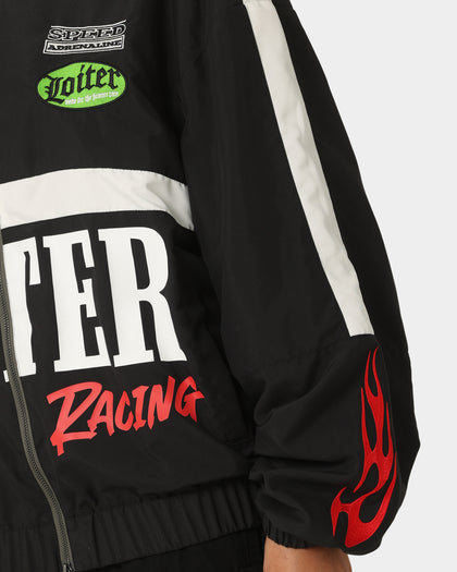 Loiter Speedway Windbreaker Jacket Black