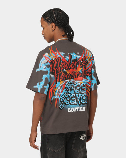Loiter Speed Seeker Vintage T-Shirt Charcoal
