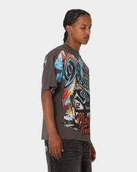 Loiter Speed Seeker Vintage T-Shirt Charcoal