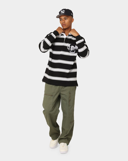 Champion Heritage Collegiate Rugby Polo Shirt Black/White