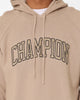 Champion Lifestyle Knitted Hoodie Cafe Latte