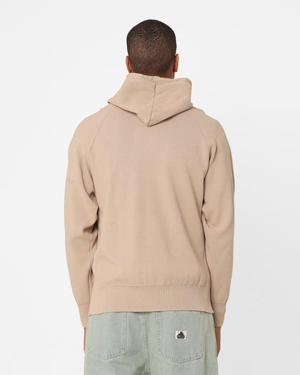 Champion Lifestyle Knitted Hoodie Cafe Latte