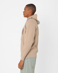 Champion Lifestyle Knitted Hoodie Cafe Latte