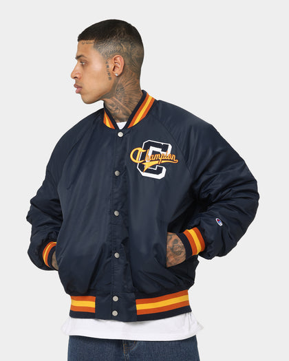 Champion Lifestyle Letterman Jacket Navy