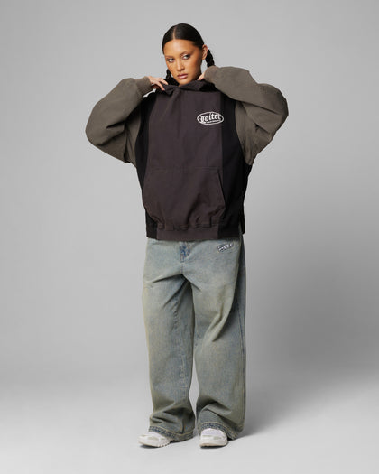 Loiter Splinter Hoodie Black/Charcoal