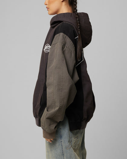 Loiter Splinter Hoodie Black/Charcoal