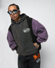 Loiter Splinter Hoodie Charcoal/Purple