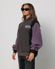 Loiter Splinter Hoodie Charcoal/Purple