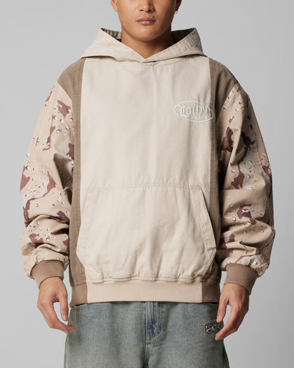 Loiter Splinter Hoodie Desert Camo