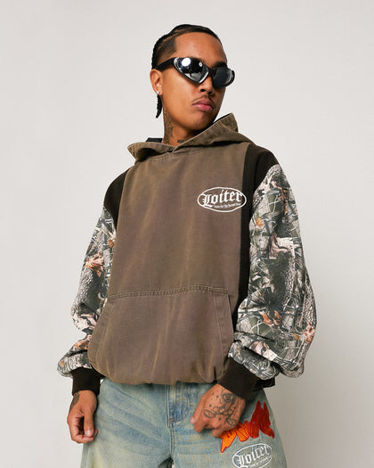 Loiter Splinter Hoodie Khaki/Camo