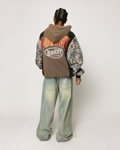 Loiter Splinter Hoodie Khaki/Camo
